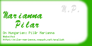 marianna pilar business card